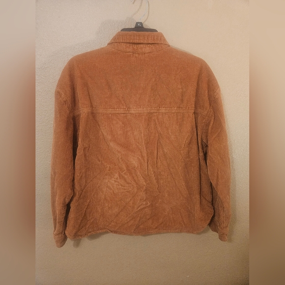 Kensie Jeans Womens Brown Button Down Corduroy Shirt SIZE SMALL - Picture 11 of 13